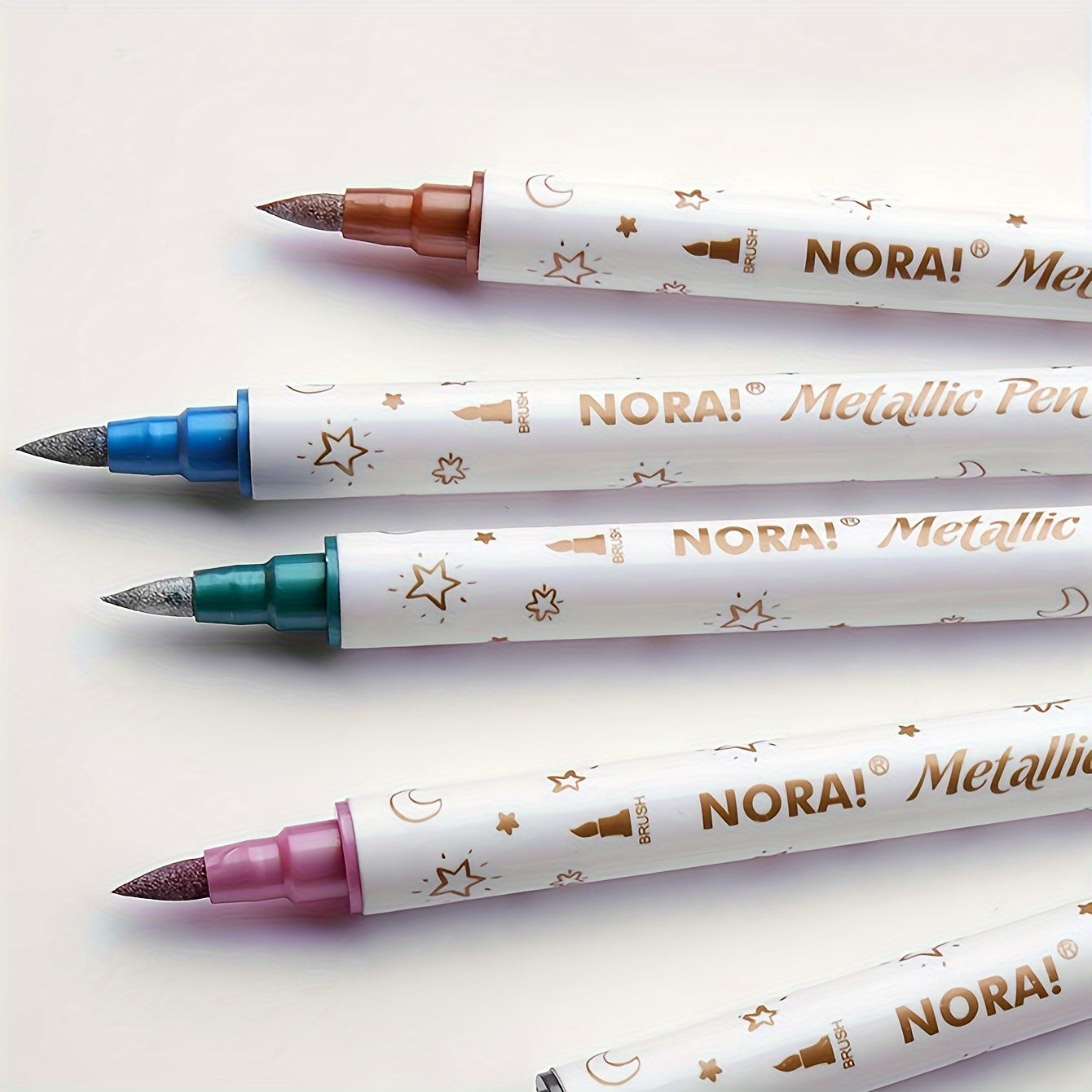 10pcs Metallic Glitter  Doppel Marker