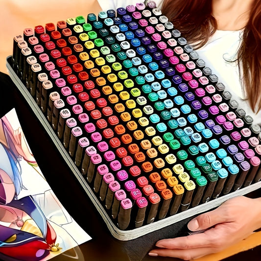 120/168pcs Color Dual Head Alcohol Brushes, Marker