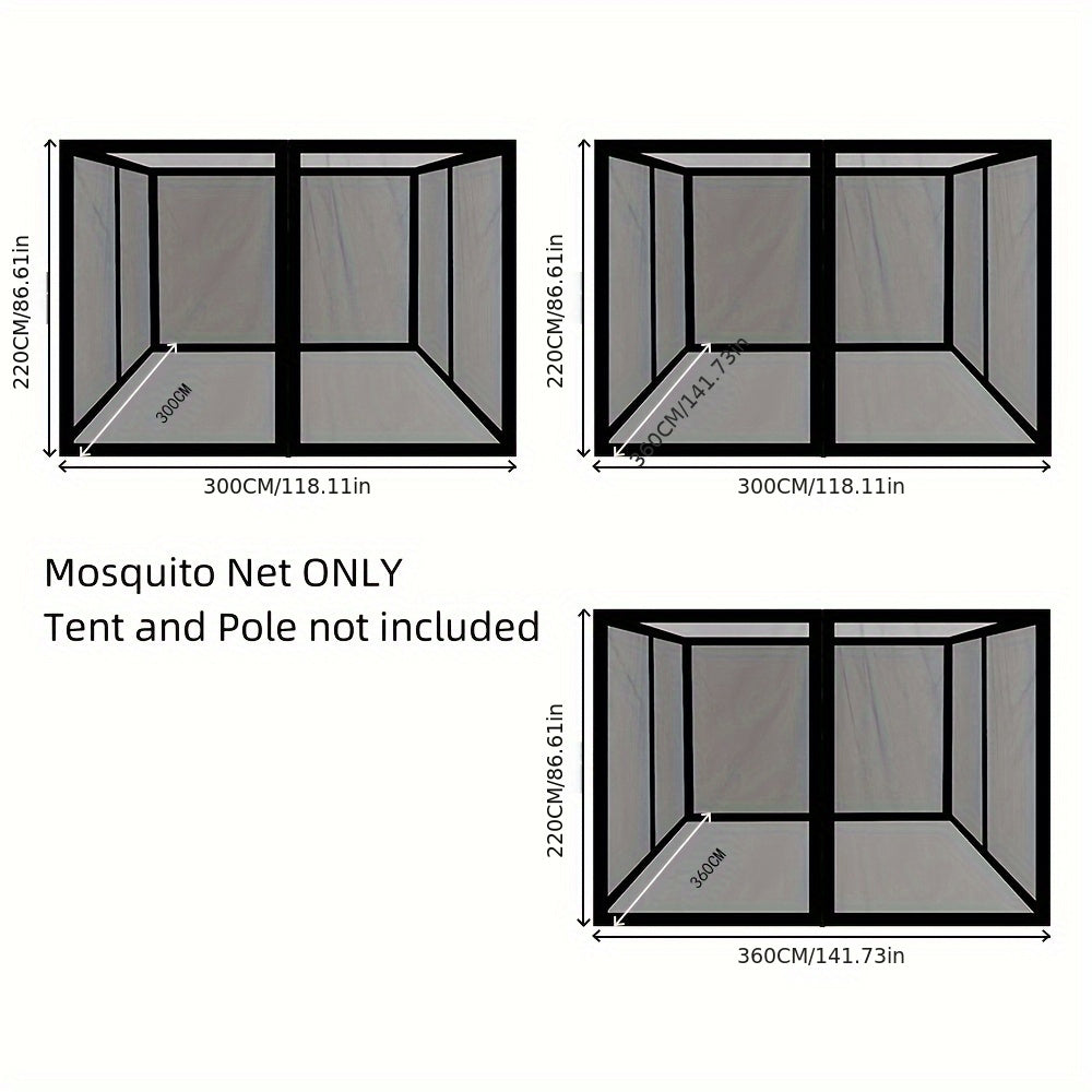 1pcMoskitonetz für den Aussenbereich, -Terrasse, Garten, Patio